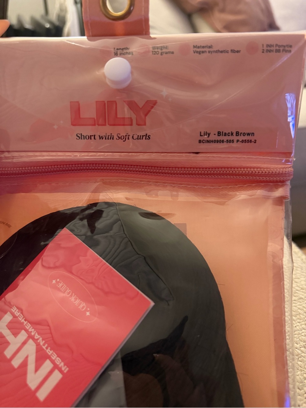 Lily Pony Tail Extension Black Brown